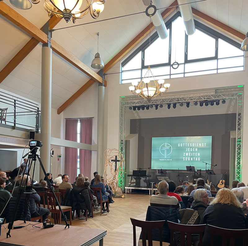 Gottesdienst in der FOKUS Freikirche Lengede